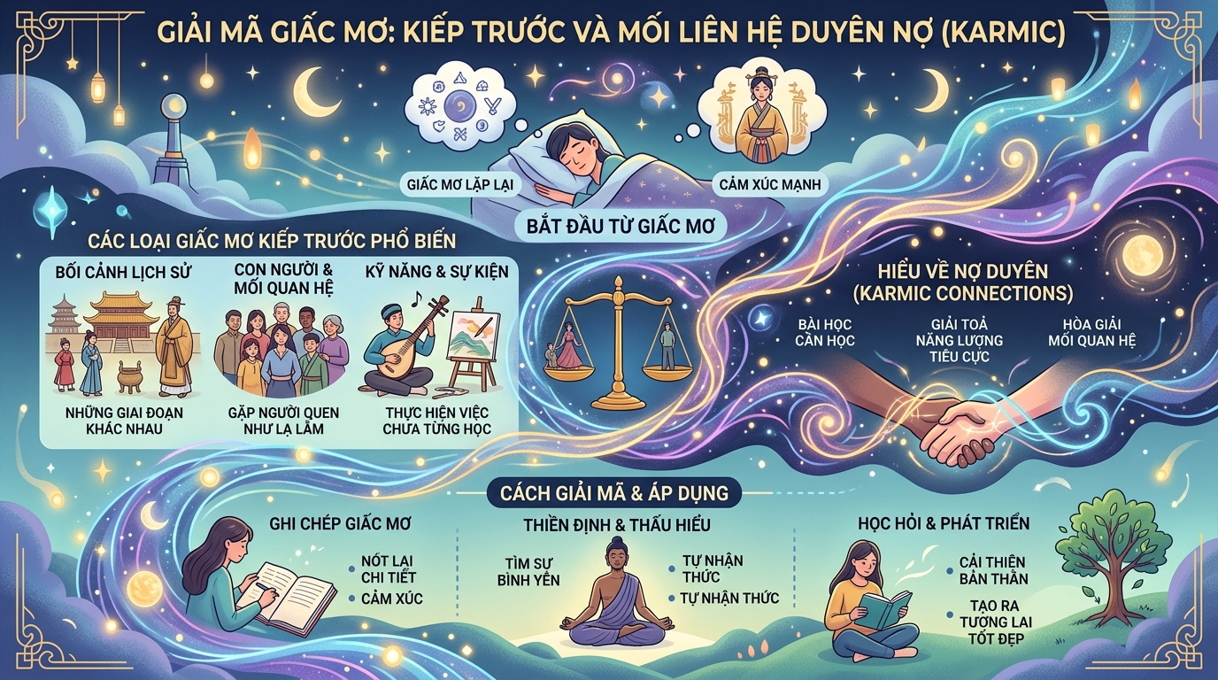 Giải mã điềm báo nằm mơ thấy tiền kiếp của mình, duyên âm