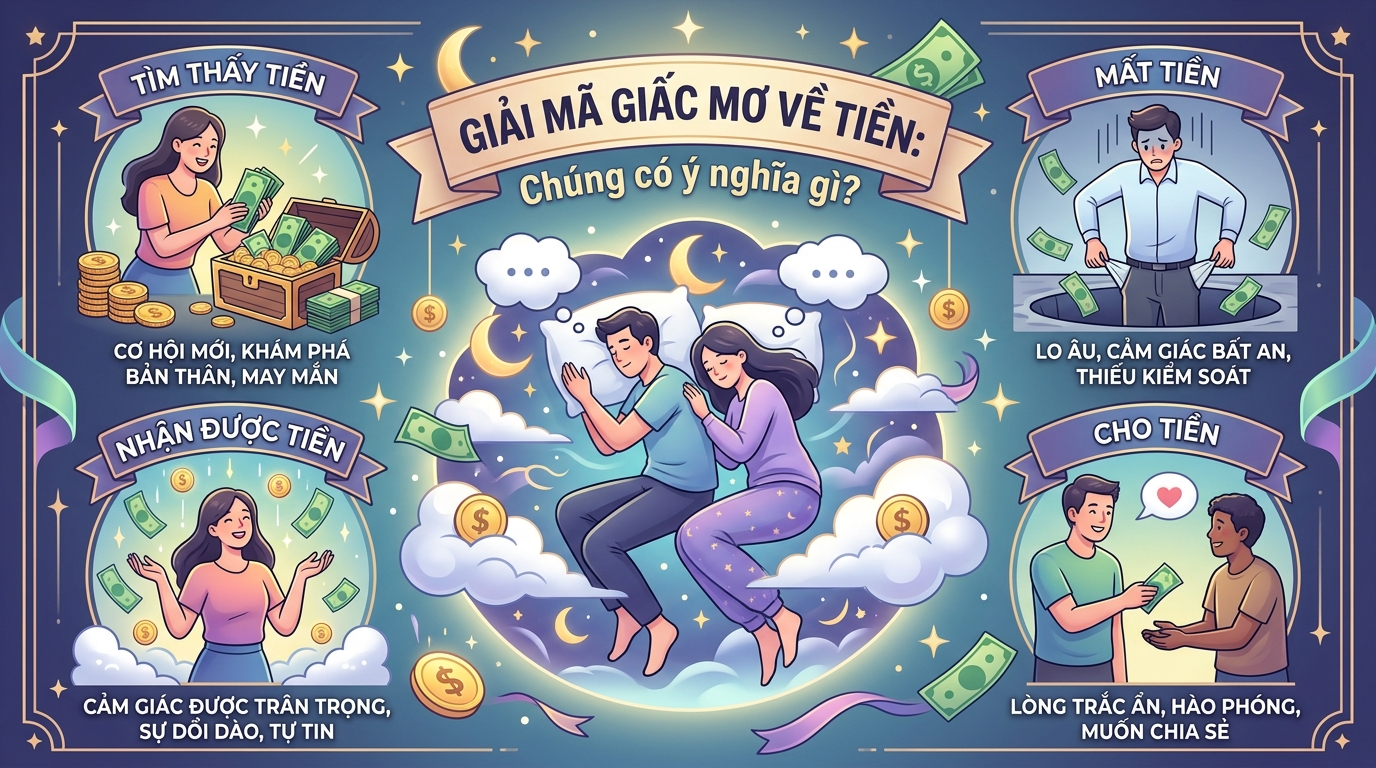 Giải mã giấc mơ thấy tiền toàn tập là điềm báo gì