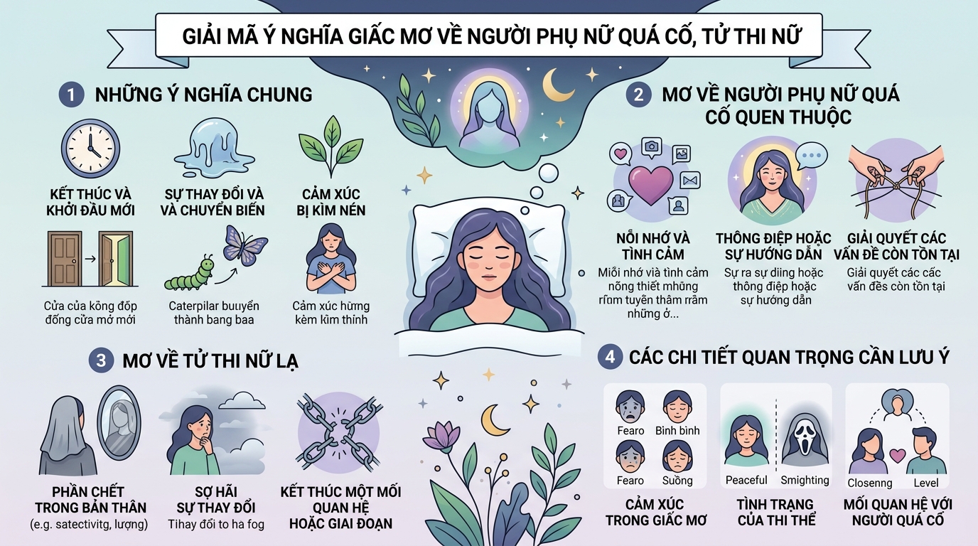 Giải mã điềm báo nằm mơ thấy phụ nữ chết, xác chết phụ nữ