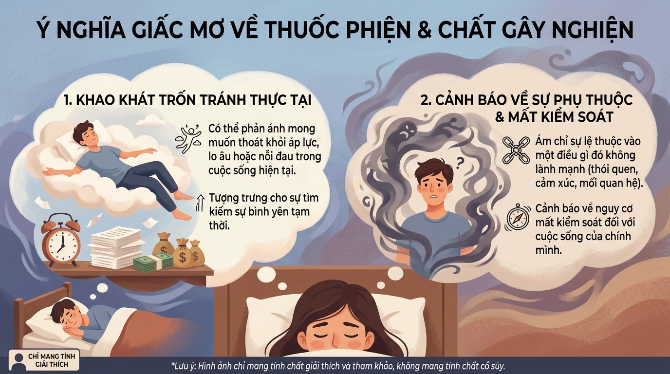 Ý nghĩa giấc mơ thấy thuốc phiện, ma túy