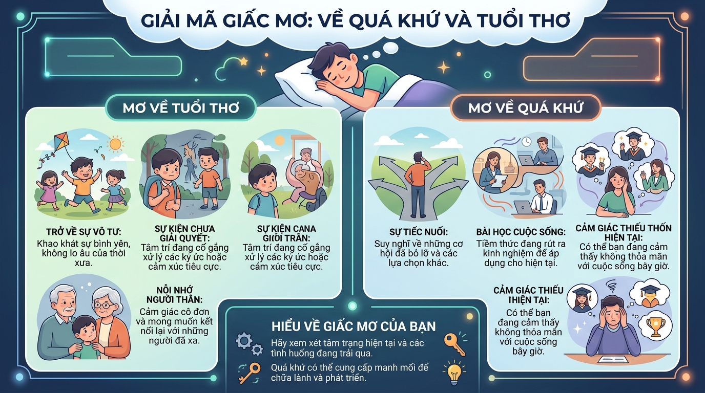Giải mã nằm mơ về quá khứ, chiêm bao quay về thời thơ ấu