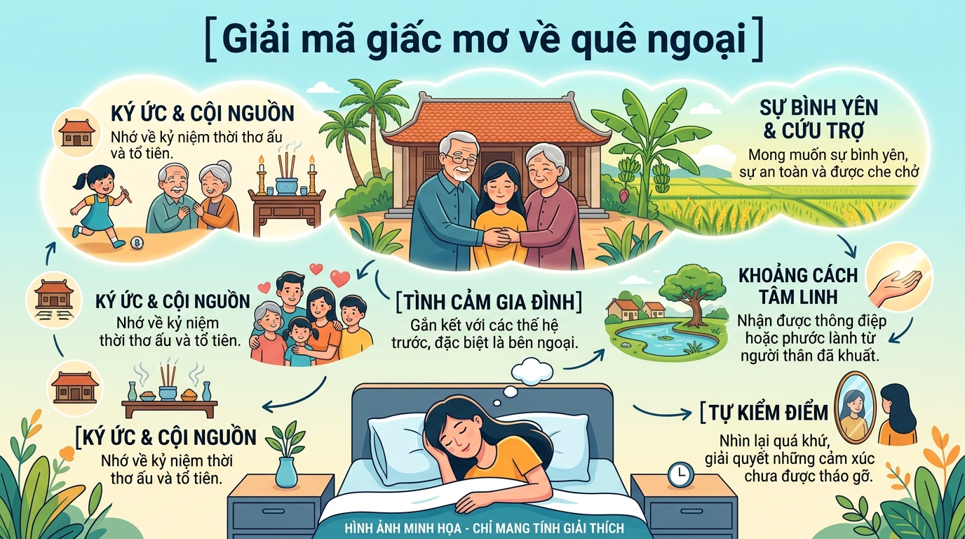 Giải mã nằm mơ về quê ngoại thăm quê ngoại