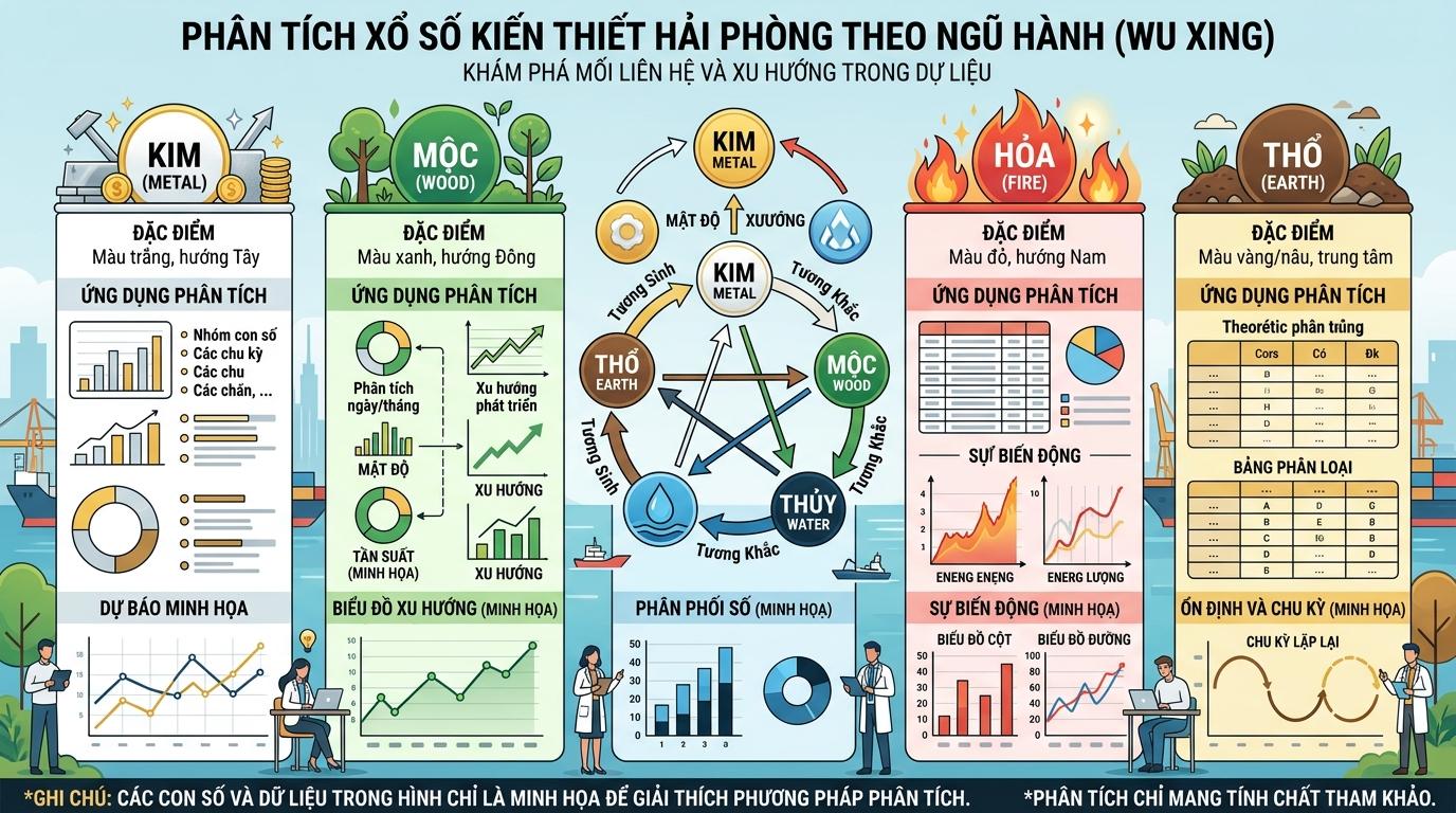 Đồ thị đường nét liền hướng lên kết hợp với cụm biểu đồ cột nhiều màu sắc trên nền tối.