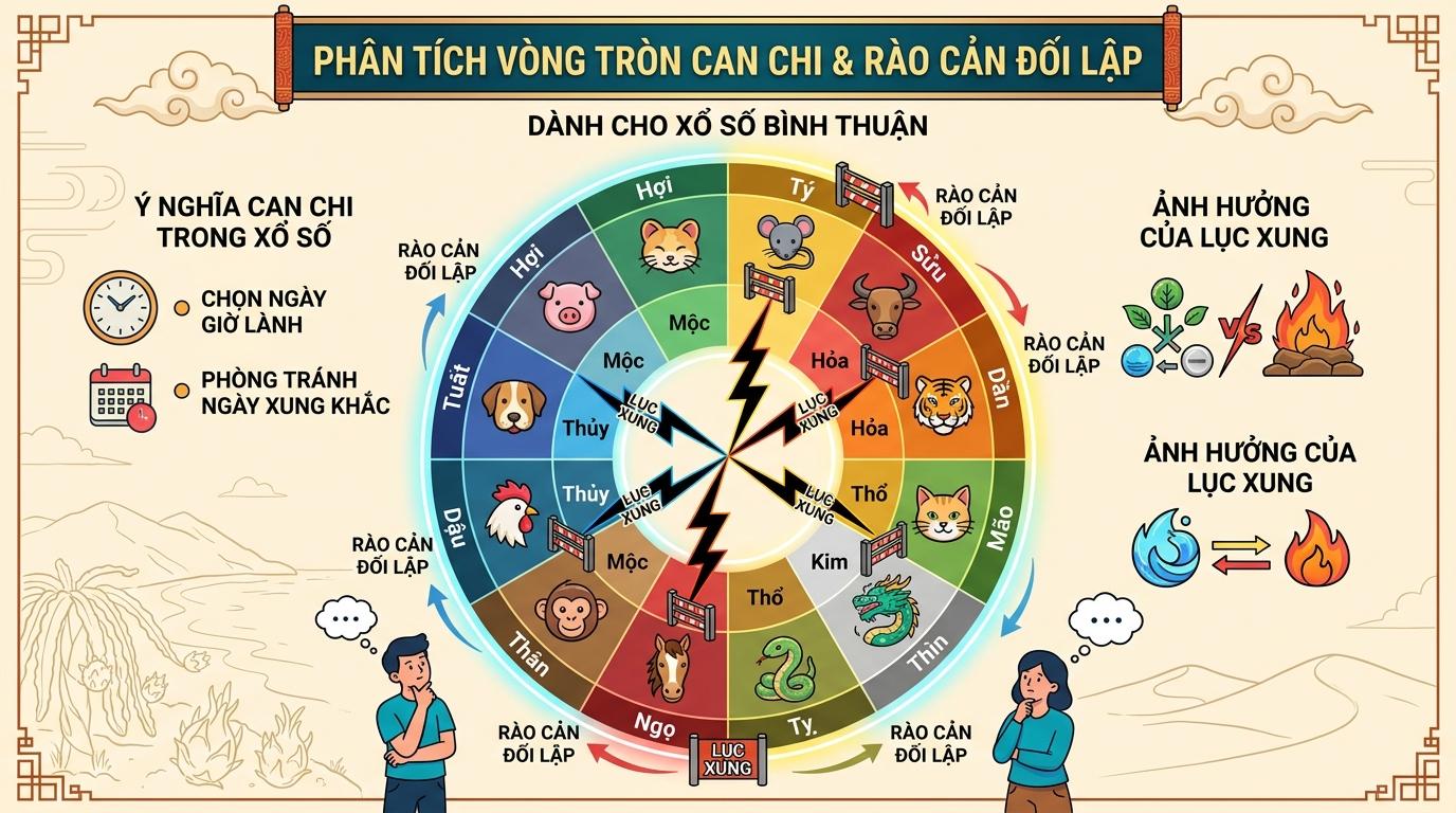 Biểu đồ hình tròn được chia thành các phân mảnh màu sắc khác nhau, bên trong mỗi mảng màu có chứa một ký tự chữ cái.