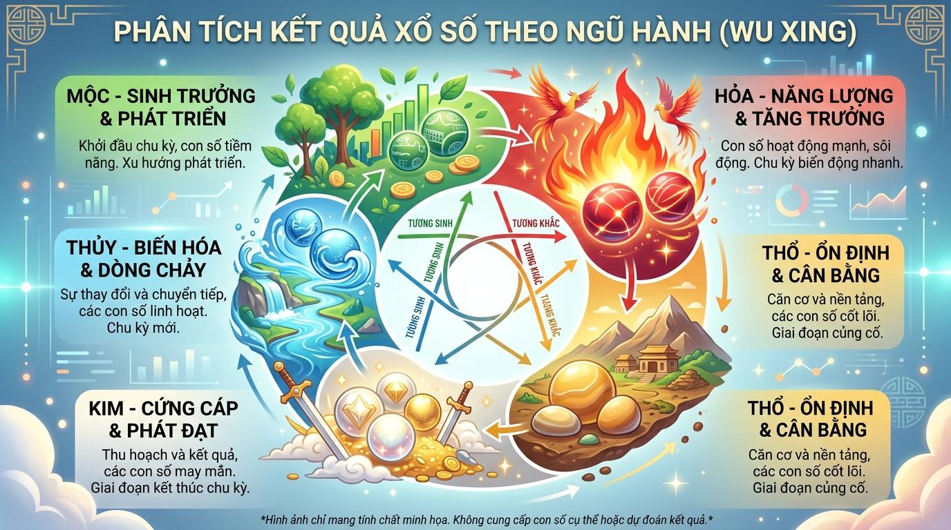 Biểu đồ hình tròn chia thành các phân mảng nhiều màu sắc, đặt cạnh một đồ thị dạng đường nét liền đi ngang trên nền tối.
