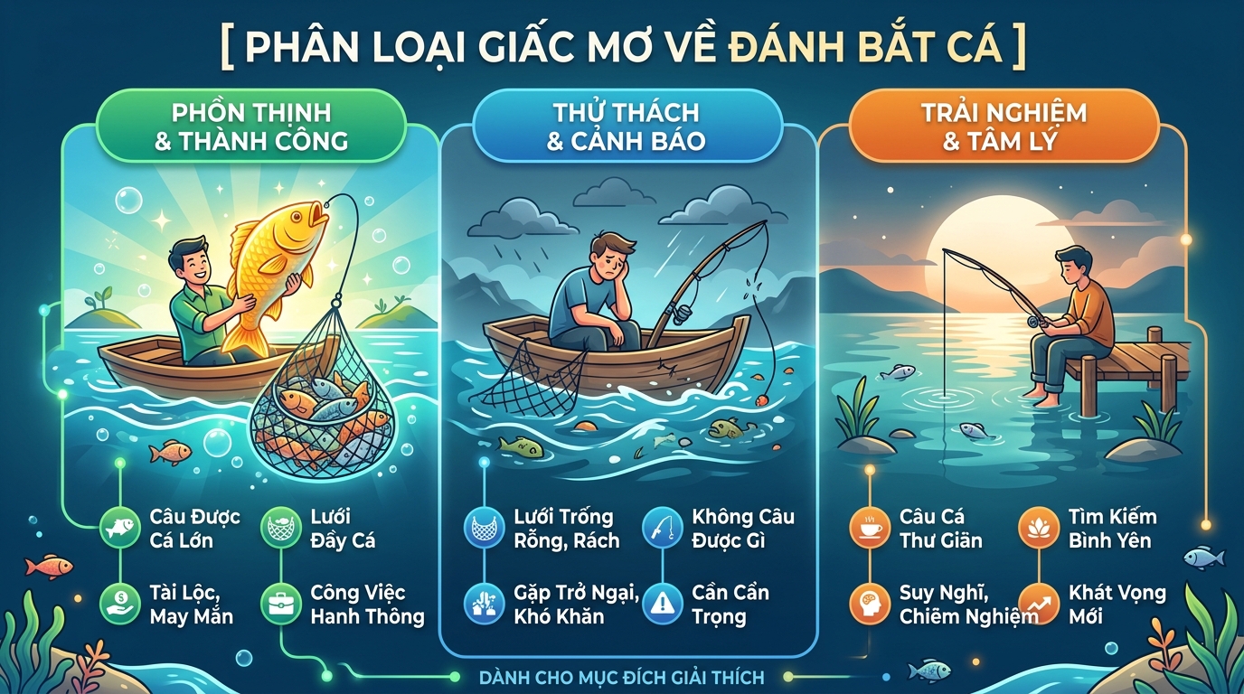 Phân loại giấc mơ câu cá