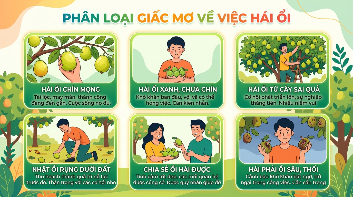 Phân loại giấc mơ hái ổi