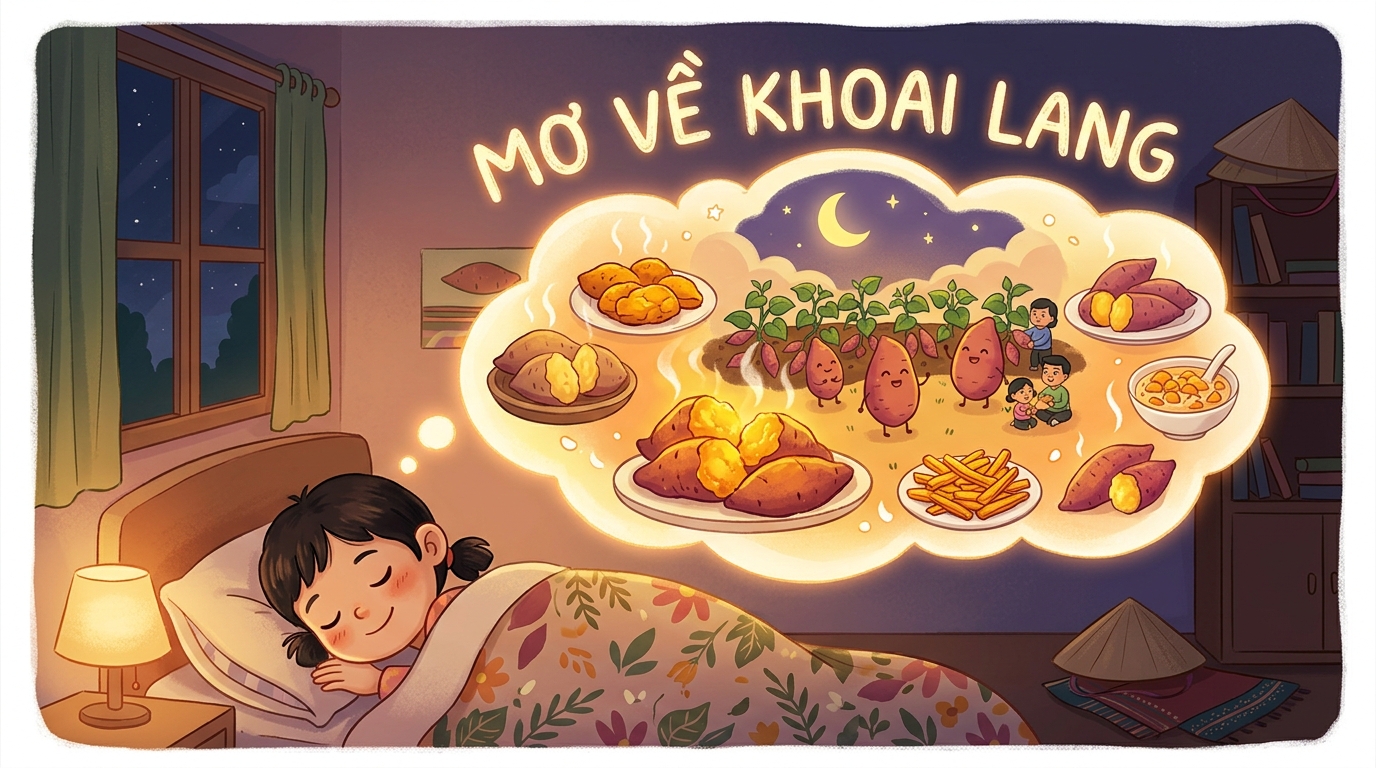 Các trạng thái khoai lang trong mơ