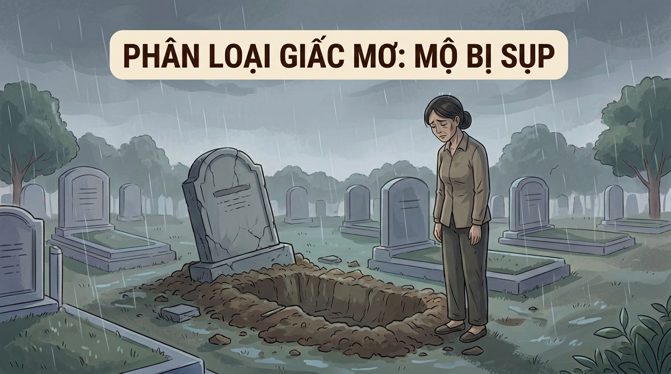 Phân loại các kịch bản mơ thấy mộ người thân, đào mộ, mộ sập