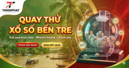 Giao diện quay thử xổ số Bến Tre chuẩn xác