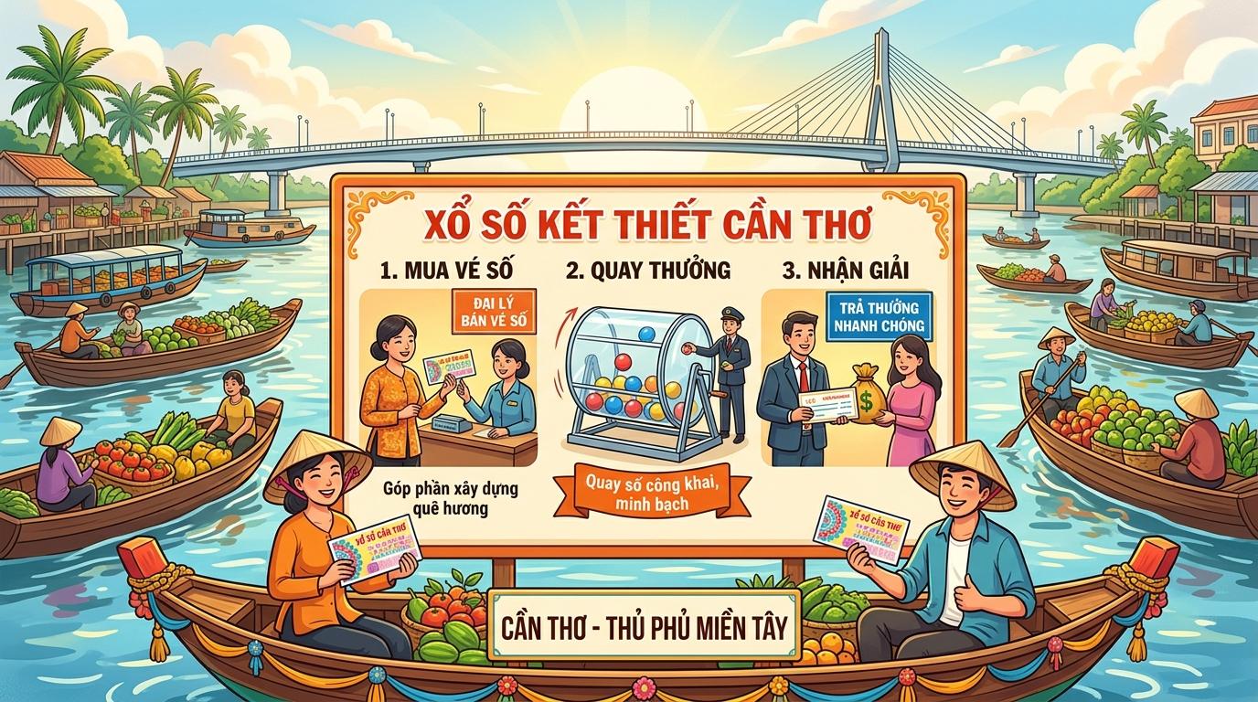Mô phỏng bảng kết quả đài Cần Thơ với hệ thống bắt lô xiên
