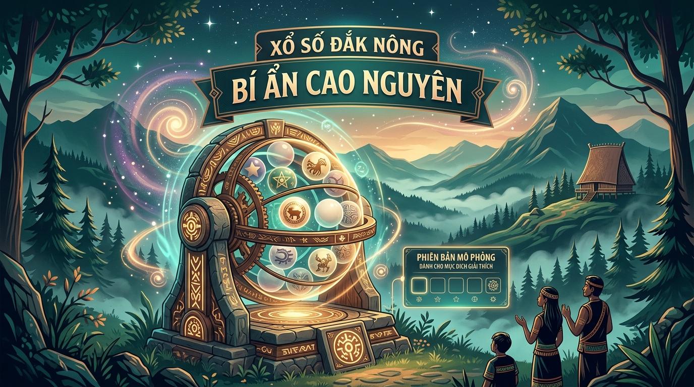 Phân tích số liệu và quay thử xổ số đài Đắk Nông