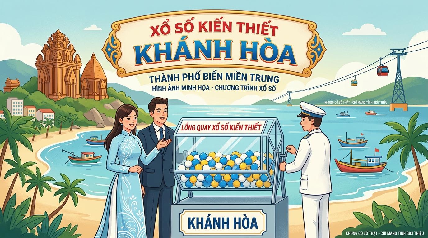 Kết quả quay thử xổ số Khánh Hòa đài chính Chủ Nhật xác xuất cao