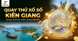 Giao diện quay thử xổ số Kiên Giang hôm nay mô phỏng bảng kết quả truyền thống