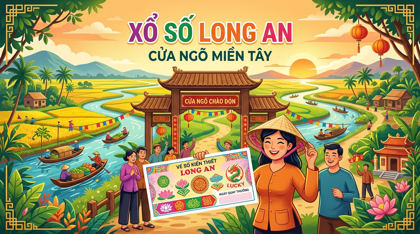 Mô phỏng bảng kết quả đài Long An với hệ thống bắt lô ổn định
