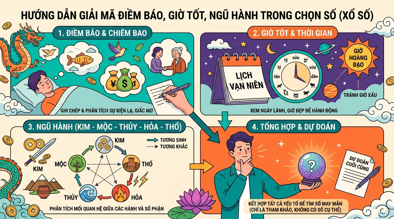 Kết hợp phong thủy và ngũ hành khi quay số đài Bến Tre
