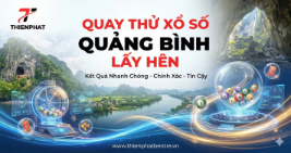 Người dùng thực hiện quay thử lấy hên đài Quảng Bình