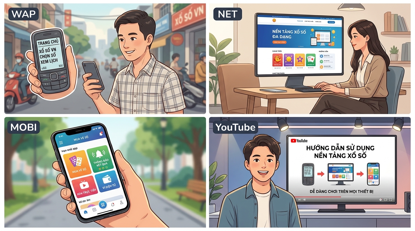 Trải nghiệm quay thử xổ số miền Nam đa nền tảng Wap, Mobi, Youtube