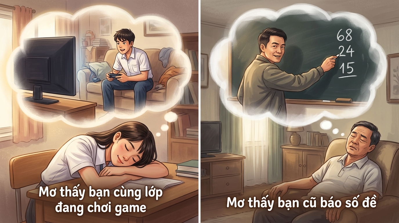 Nằm mơ thấy bạn học đánh con gì, nằm mơ thấy bạn học cũ chốt số mấy
