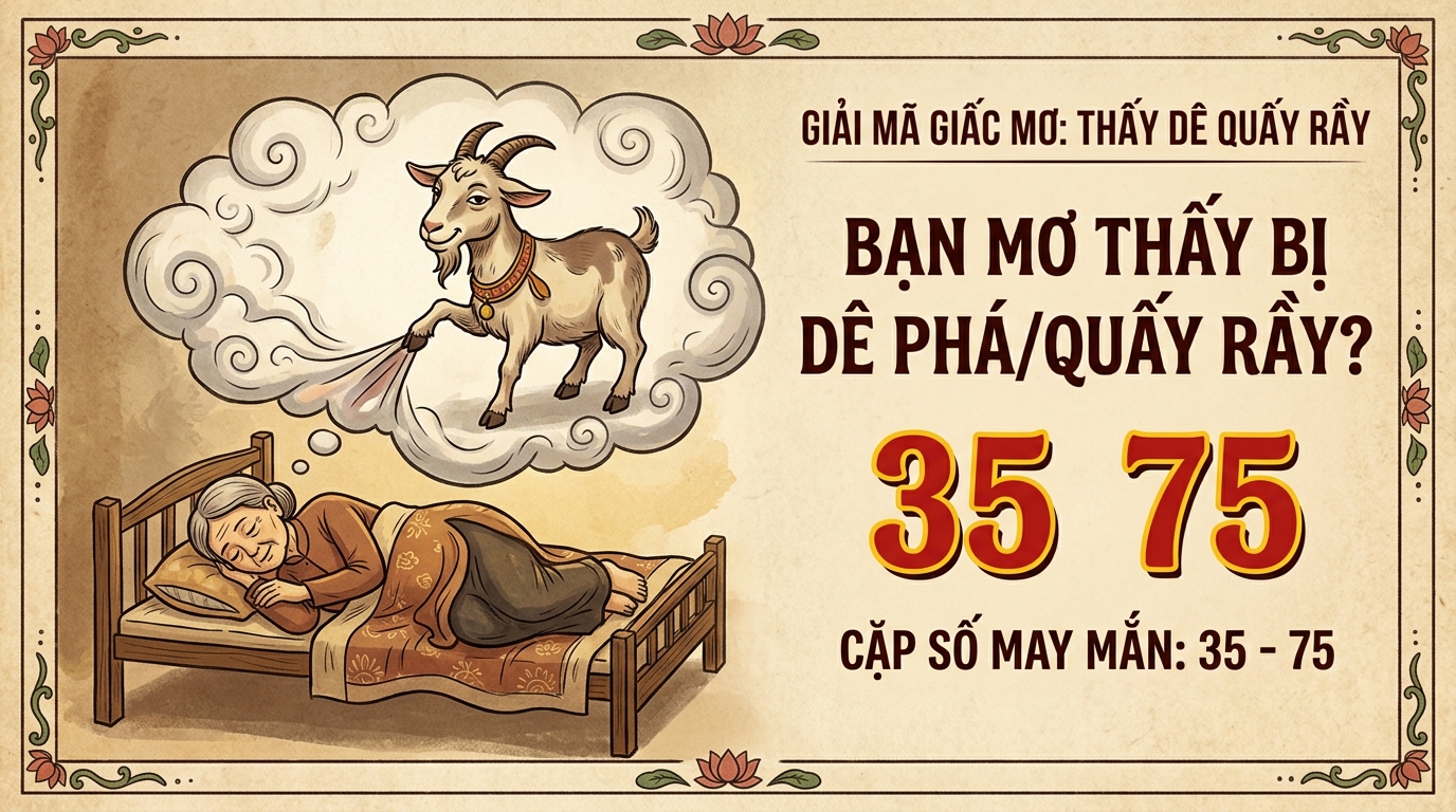Nằm mơ thấy bị dê xồm, người ta dê đánh con gì