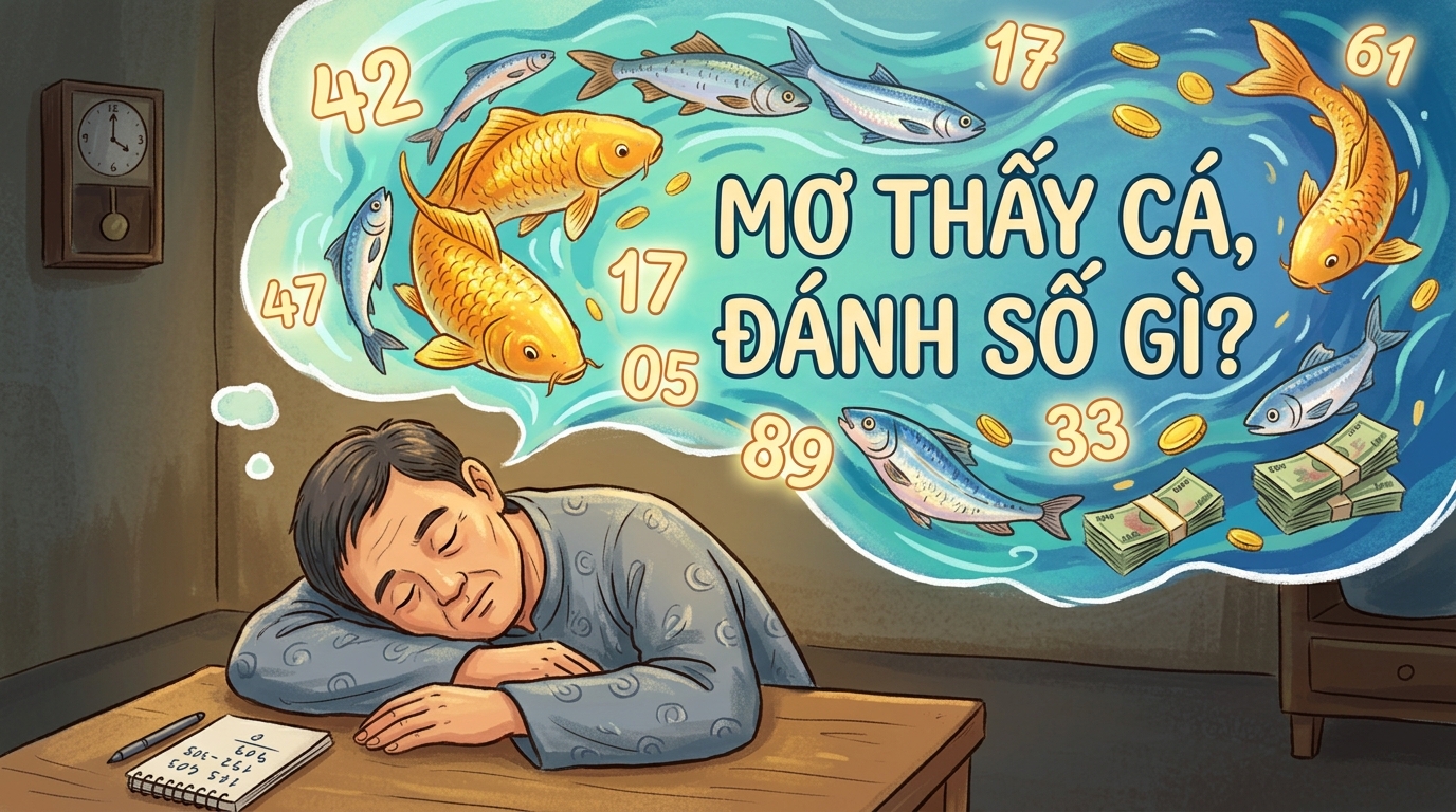 Nằm mơ thấy cá đánh số mấy trúng lớn