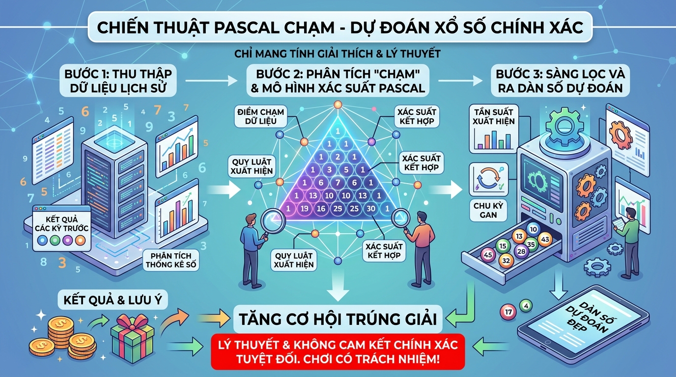 Chiến thuật bắt chạm Pascal soi cầu lô đề cực chuẩn