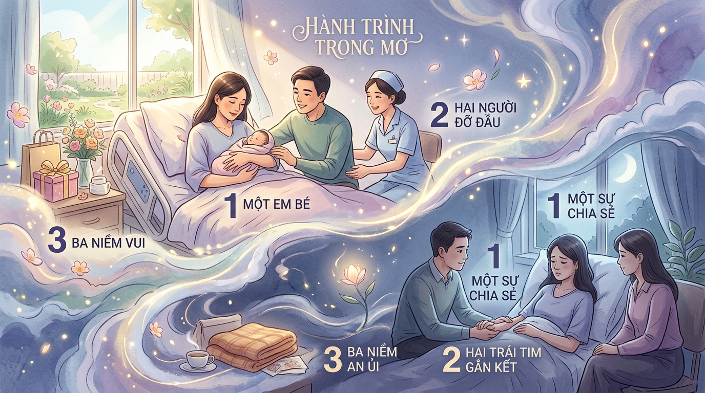 Mơ thấy đi đẻ, sảy thai đánh số mấy