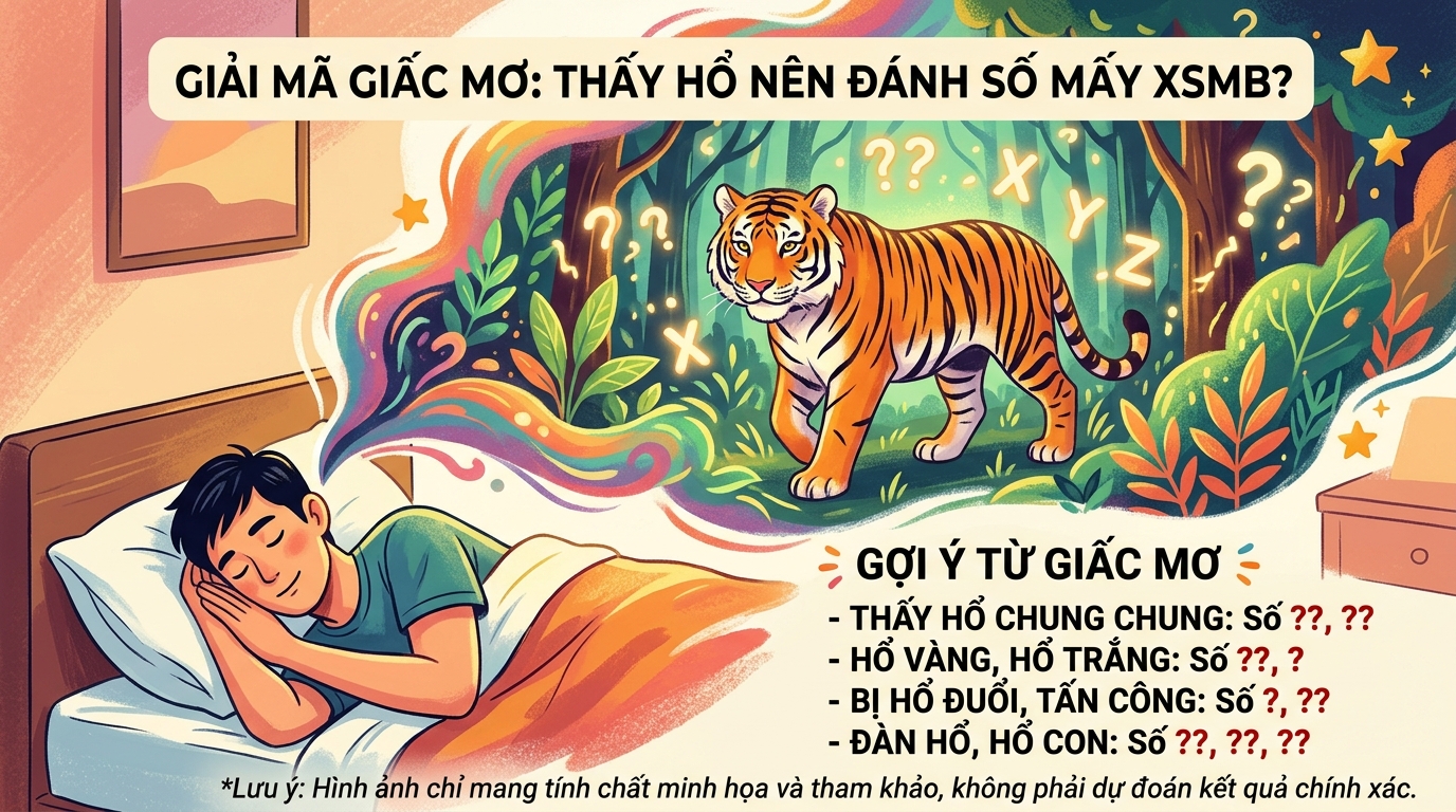 Nằm mơ thấy hổ đánh con gì trúng lớn XSMB