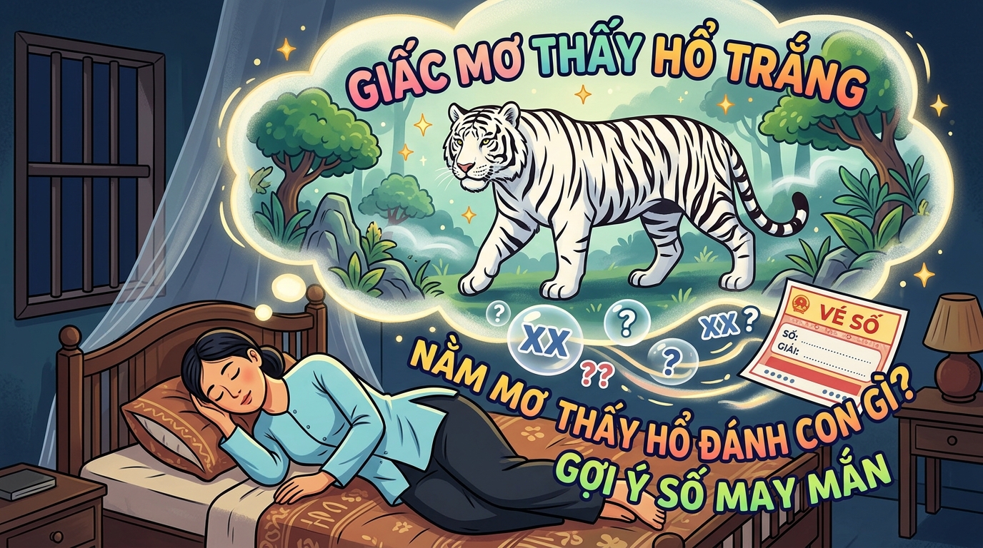 Mơ thấy hổ trắng, hổ vàng đánh lô đề số mấy