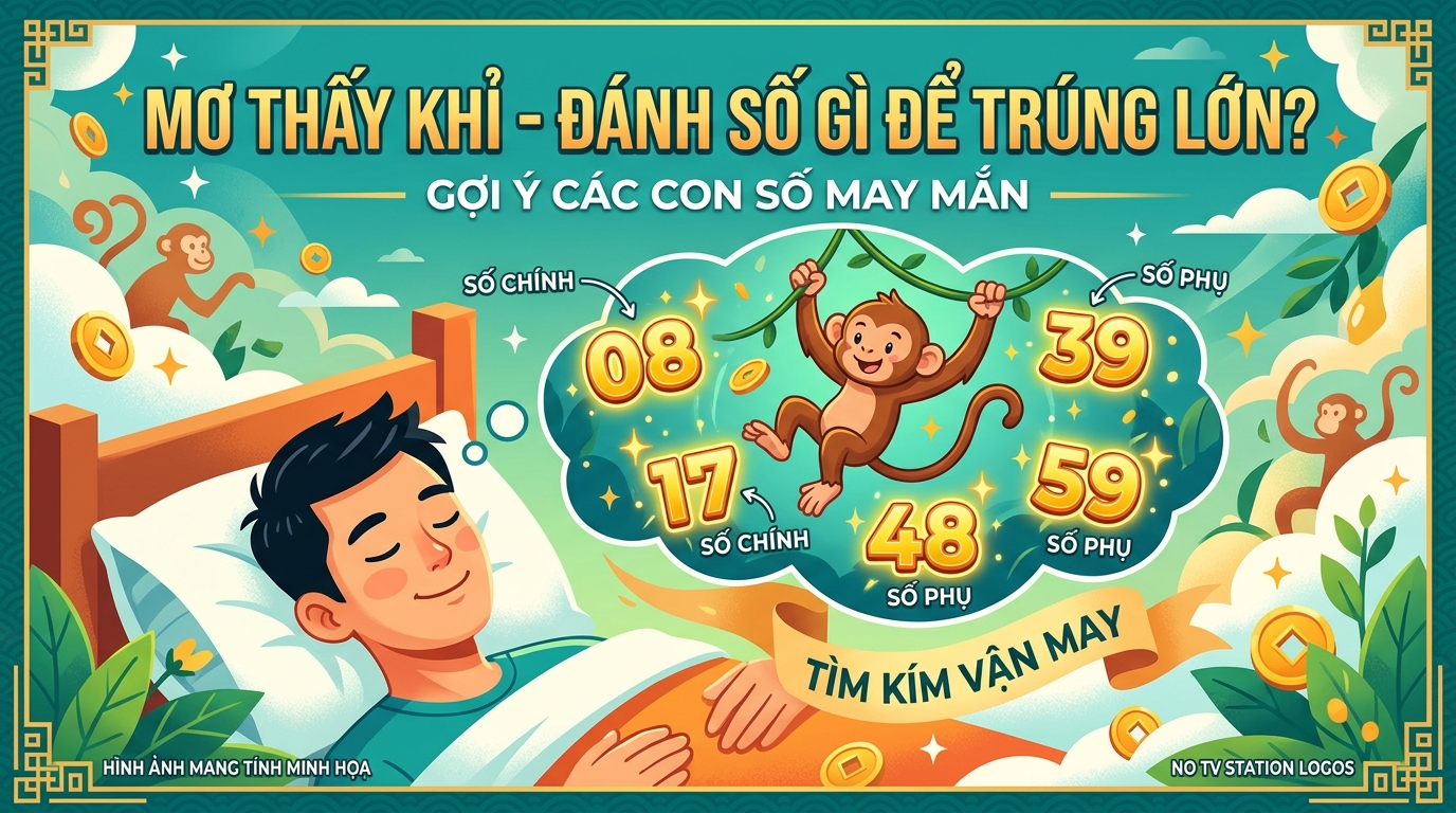 Nằm mơ thấy khỉ đánh con gì, số mấy trúng lớn