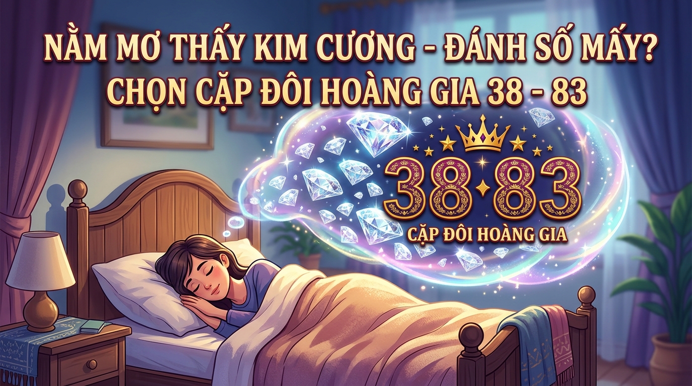 Nằm mơ thấy kim cương đánh con gì chốt ngay cặp vương giả 38 - 83