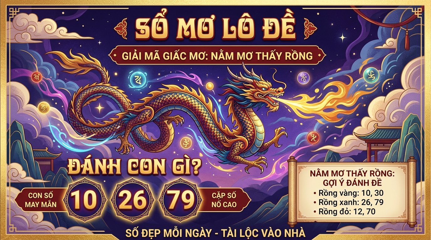 Sổ mơ lô đề nằm mơ thấy rồng đánh con gì