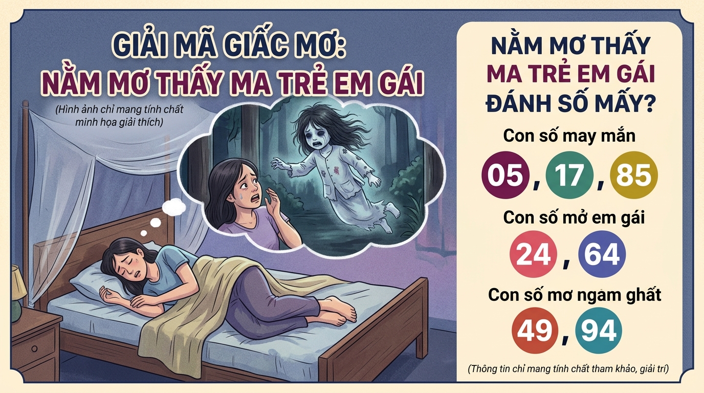 Mơ thấy ma con nít, ma nữ đánh con gì