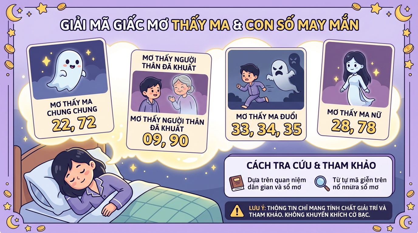 Nằm mơ thấy ma đánh con gì, số mấy trúng lớn