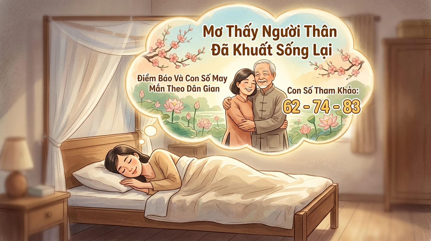 Mơ thấy người chết sống lại đánh con gì, người thân qua đời