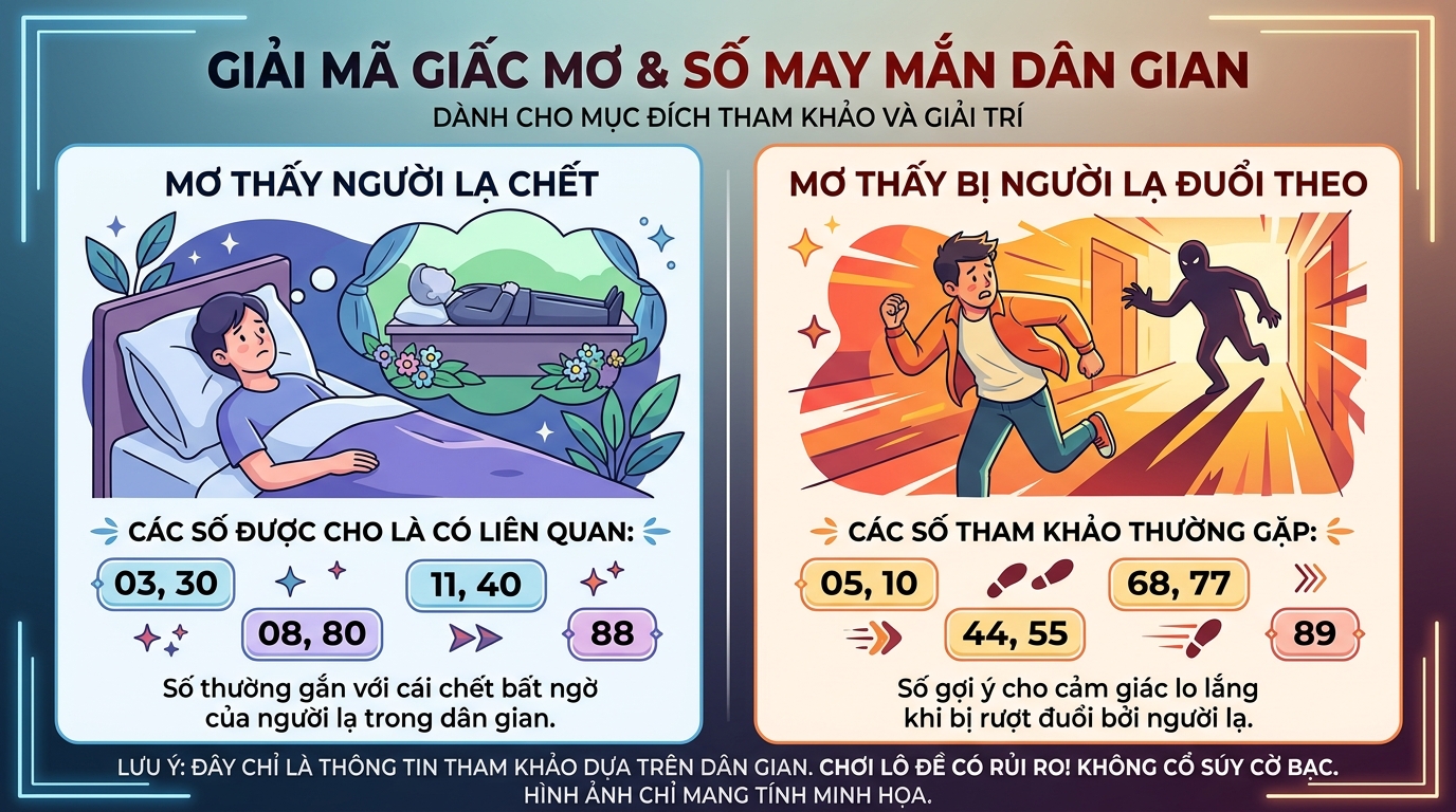 Mơ thấy người lạ chết đánh con gì, mơ bị người lạ rượt đuổi chốt số mấy