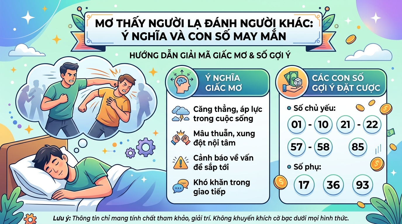 Nằm mơ thấy người lạ đánh con gì, nằm mơ thấy người xa lạ chốt số mấy