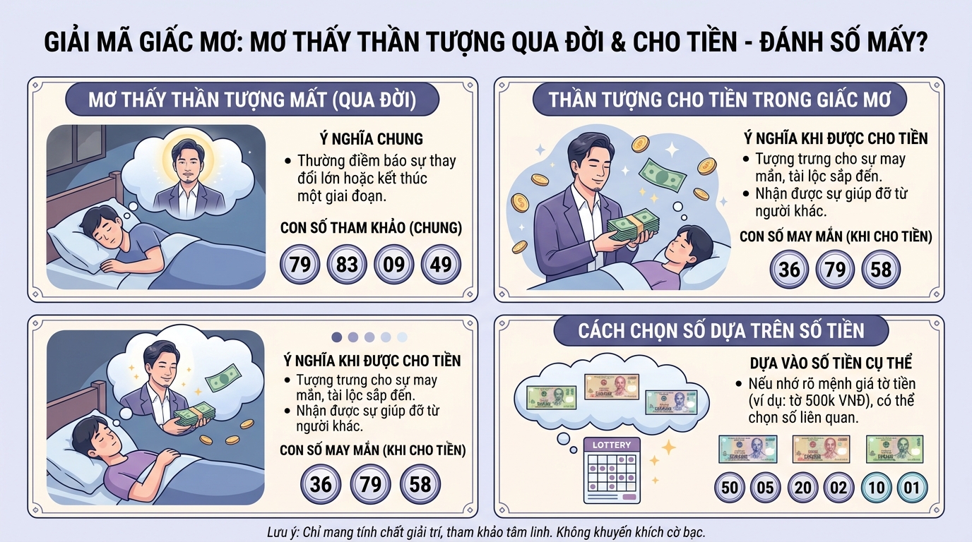 Mơ thấy người nổi tiếng chết đánh con gì, thần tượng cho tiền chốt số mấy