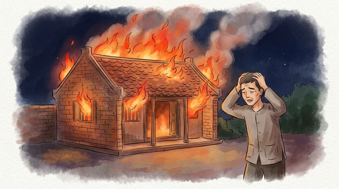 Nằm mơ thấy nhà cháy đánh số gì, nhà sập đánh số mấy
