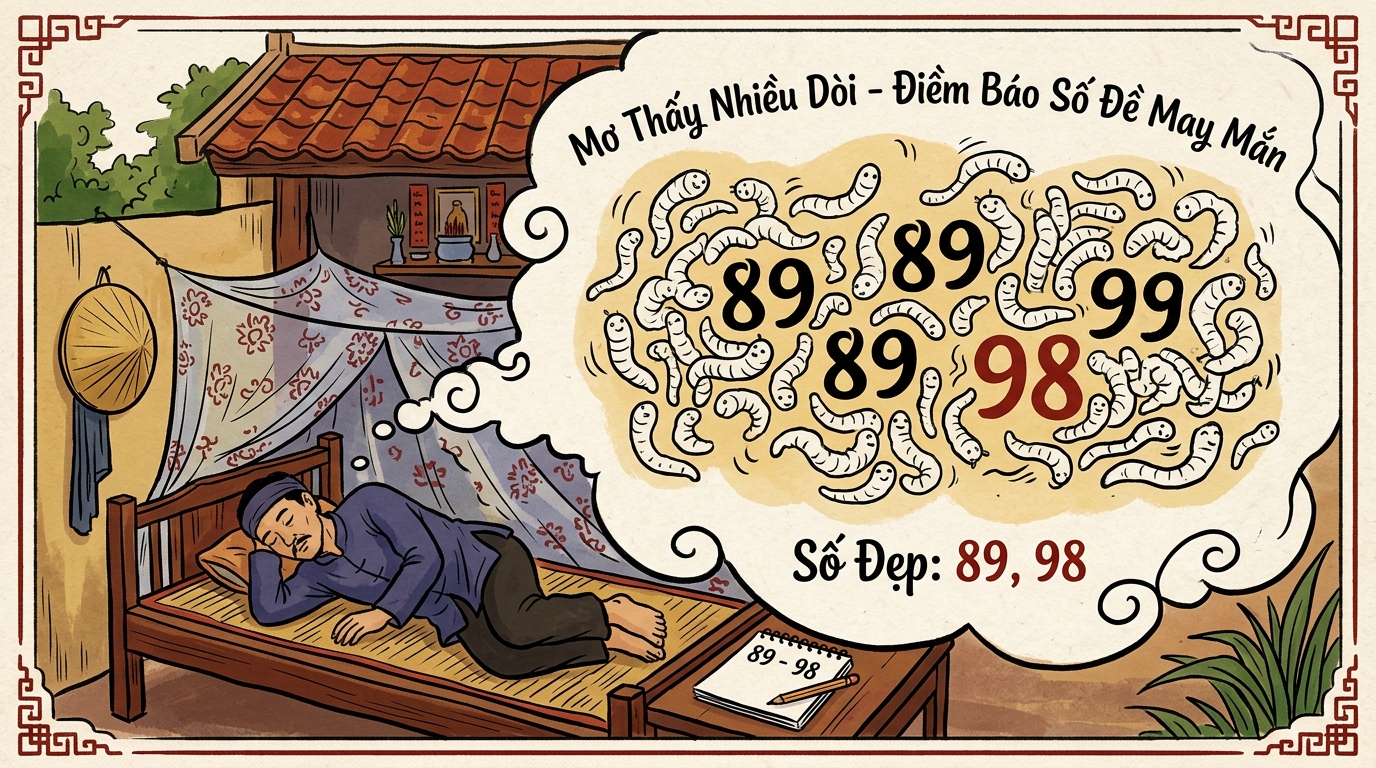Nằm mơ thấy nhiều dòi bọ màu trắng chốt dứt khoát bộ song thủ tài lộc 89 - 98