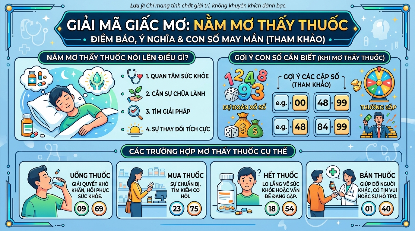 Nằm mơ thấy thuốc đánh con gì, uống thuốc đánh đề số mấy