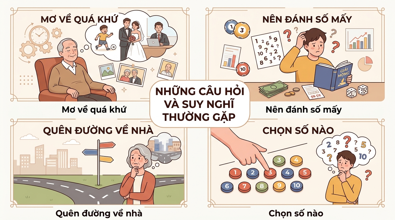 Mơ về quá khứ đánh con gì, quên đường về nhà chốt số mấy