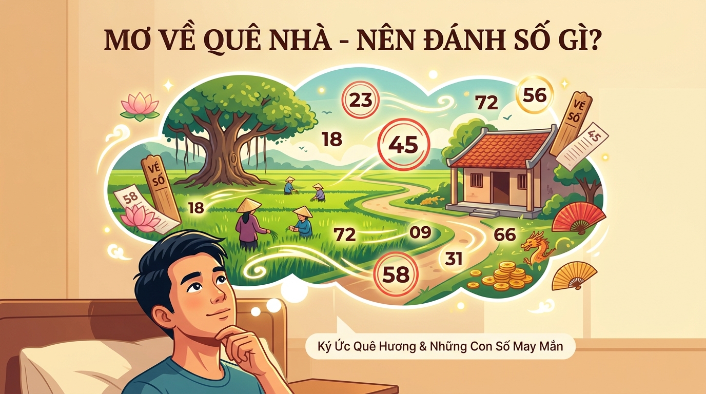 Nằm mơ về quê đánh con gì, nằm mơ thấy về quê đánh số mấy