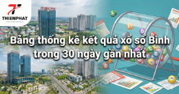 Bảng thống kê kết quả xổ số Bình Dương trong 30 ngày gần nhất