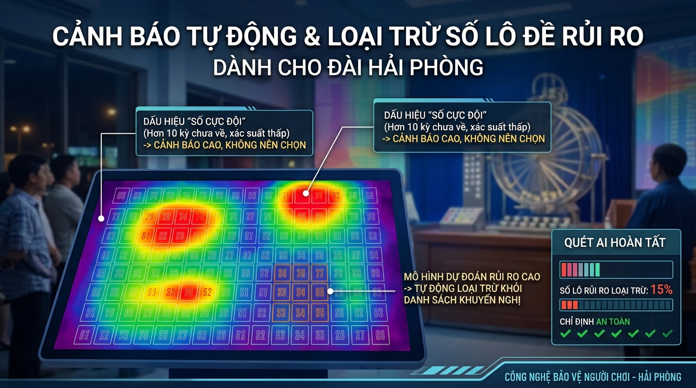 Biểu đồ thống kê lô gan đài Hải Phòng Thứ 6