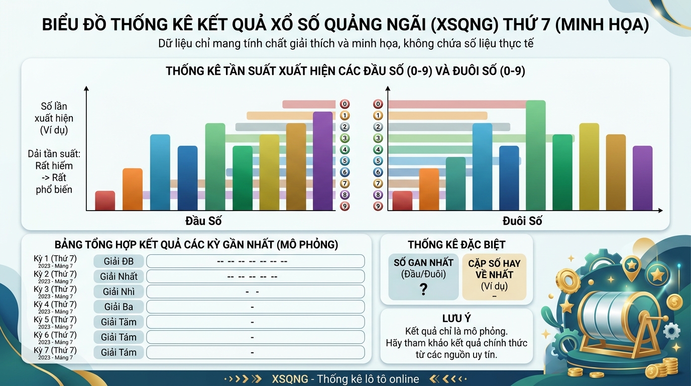 Phân tích nhịp rơi đài xổ số Quảng Ngãi Thứ 7