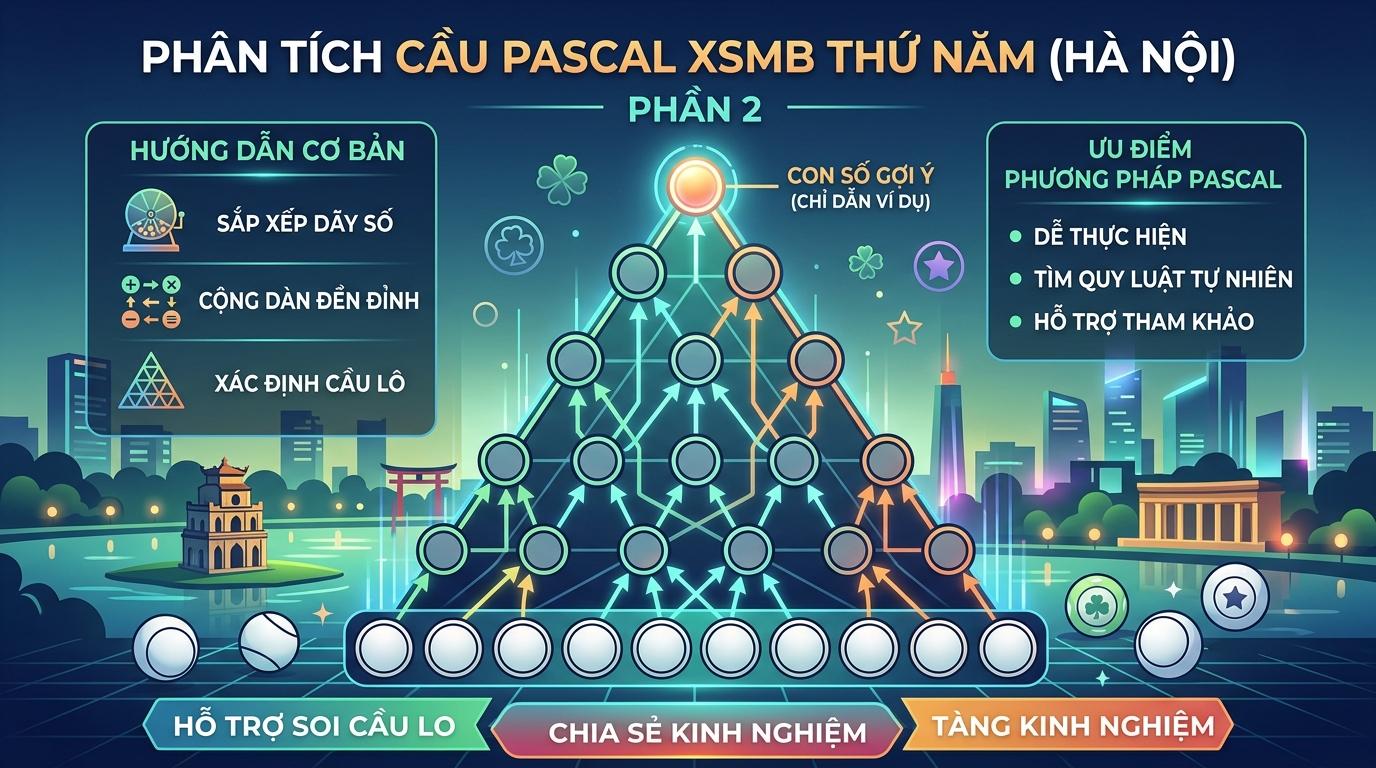 Biểu đồ hình tam giác ngược gồm các hàng chữ số xếp chồng lên nhau. Hàng trên cùng gồm 10 chữ số xếp ngang, các hàng dưới ngắn dần và kết thúc bằng một ô hình chữ nhật sáng màu chứa hai chữ số ở đáy, cạnh bên có một ô vuông nhỏ chứa hai chữ số.