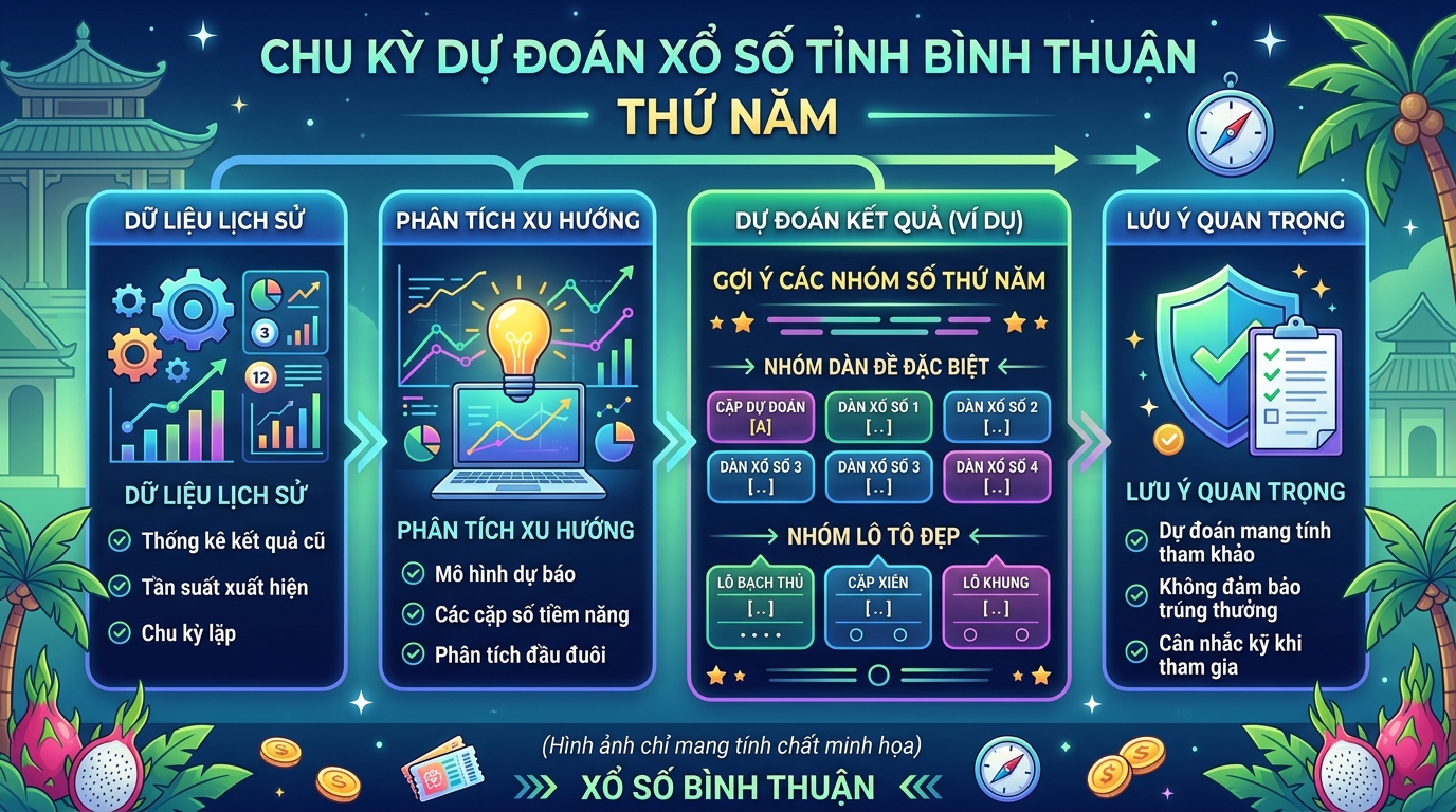 Phân tích chu kỳ lô gan và nhịp nổ bù cực nét của đài xổ số Bình Thuận