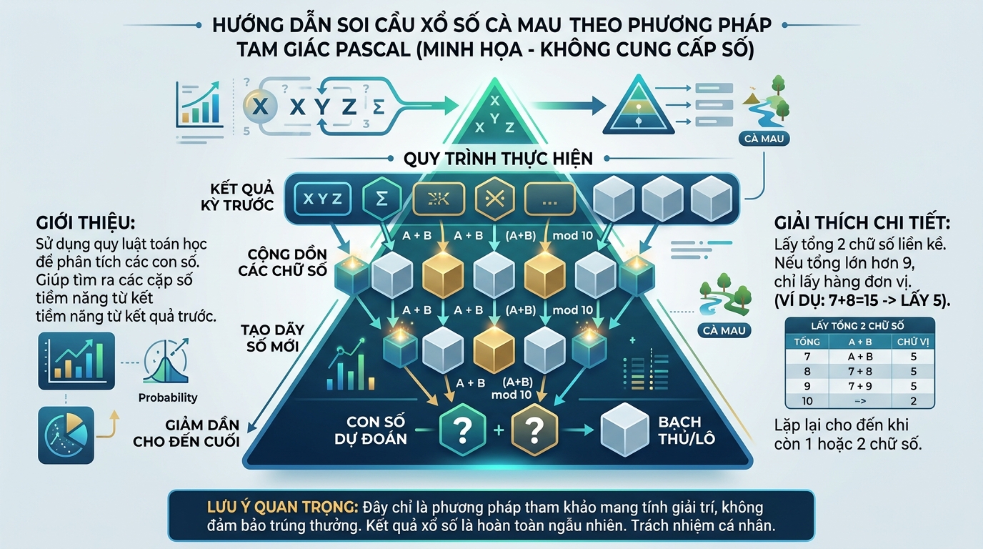 Giao diện soi cầu Pascal Cà Mau trên thiết bị di động, tập trung vào phần gợi ý đánh lót vòng/đảo