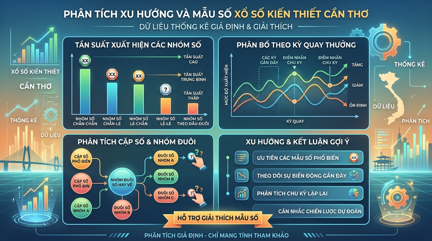 Phân tích nhịp lô rơi cực nét của đài xổ số Cần Thơ